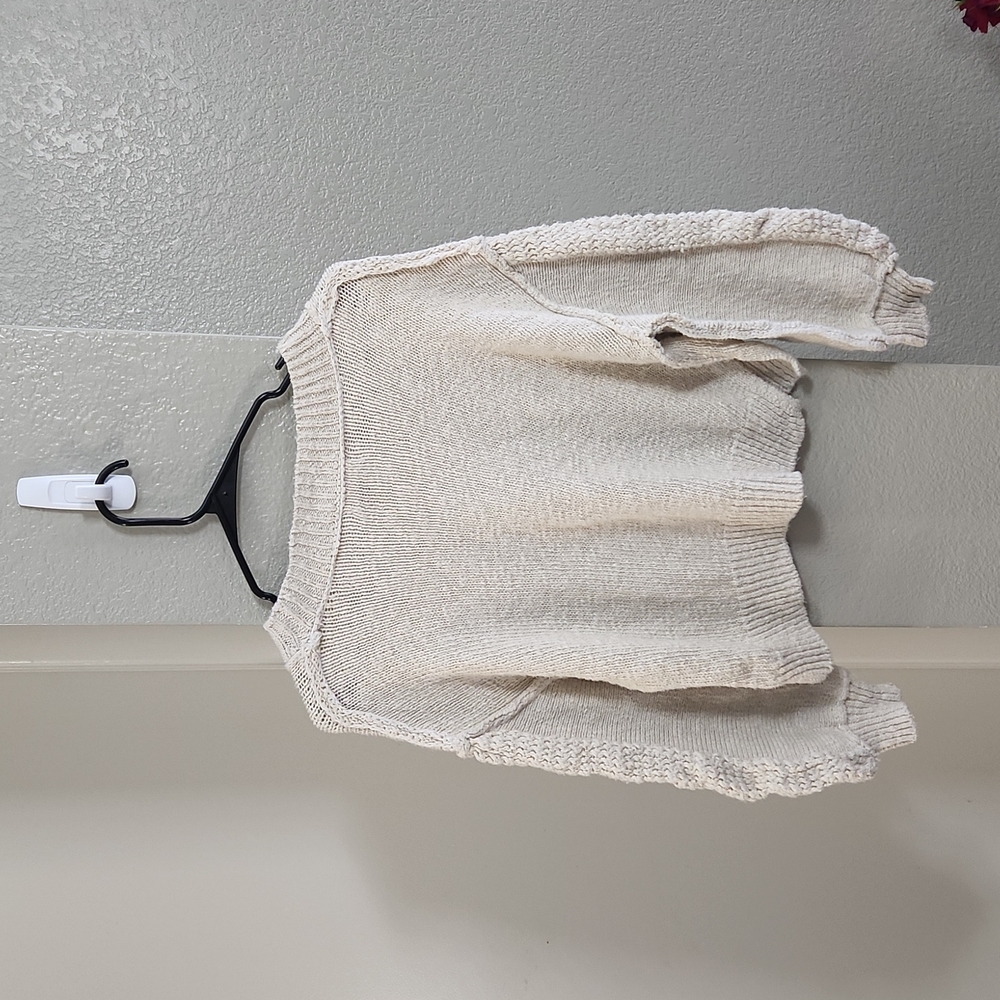 Urban Outfitters Wheat Cropped Ballon Sleeve Sweater Size XS - Picture 3 of 10